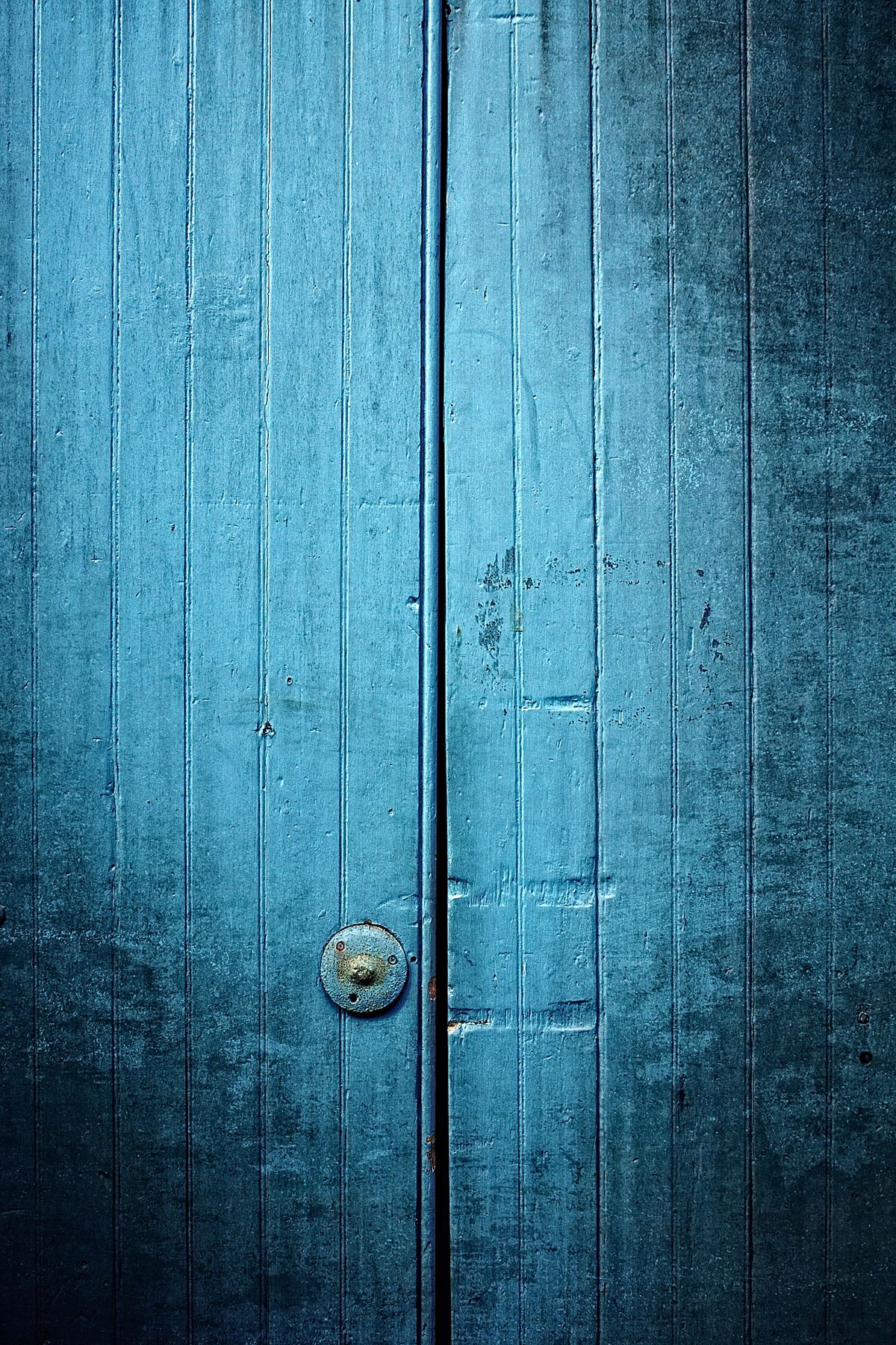 Detalle de la textura de una puerta de madera